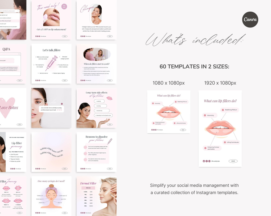 Aesthetic Nurse Instagram Templates – Atriel