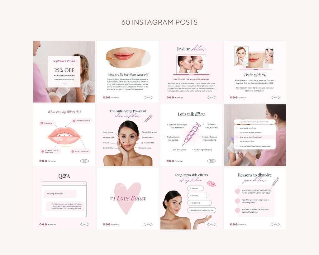 Aesthetic Nurse Instagram Templates – Atriel