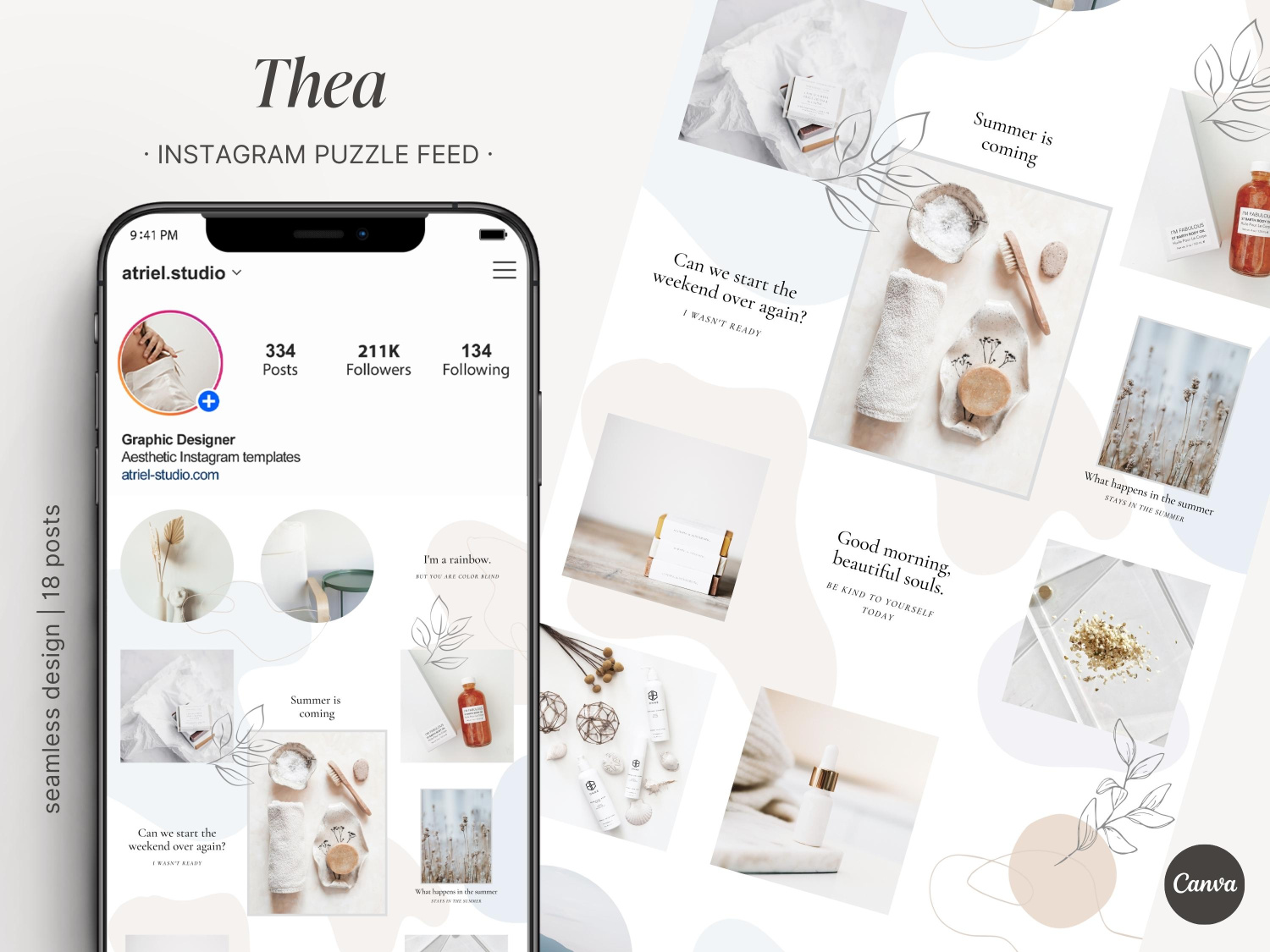 Instagram Puzzle Feed Canva Atriel Instagram Puzzle Feed Canva Atriel